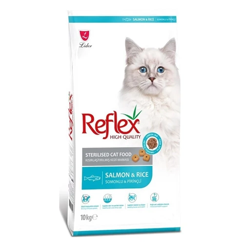 Reflex Sterilised Somonlu Kısırlaştırılmış Kedi Maması 10 Kg