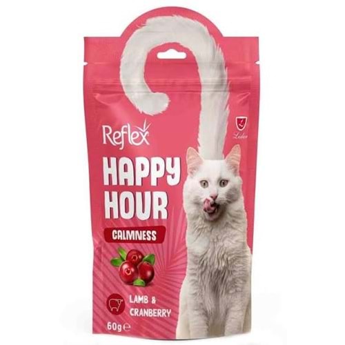 Reflex Happy Hour Sakinleştirici Kedi Ödül Maması 60gr
