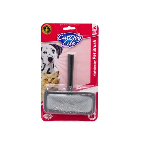 CatDogLife İnce Toplu Tel Fırça Kedi Köpek Tarağı Large