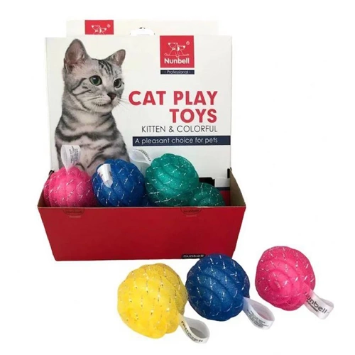 Nunbell Hışırtılı Top Kedi Köpek Oyuncağı