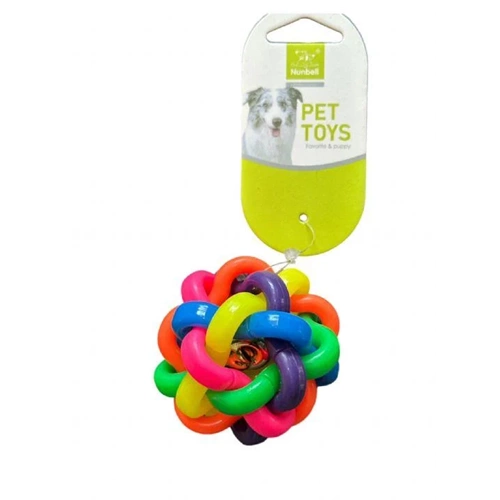 Nunbell Örgü Zilli Top Kedi Köpek Oyuncağı